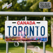 Vintage Toronto CN Tower License Plate – Metal Wall Decor