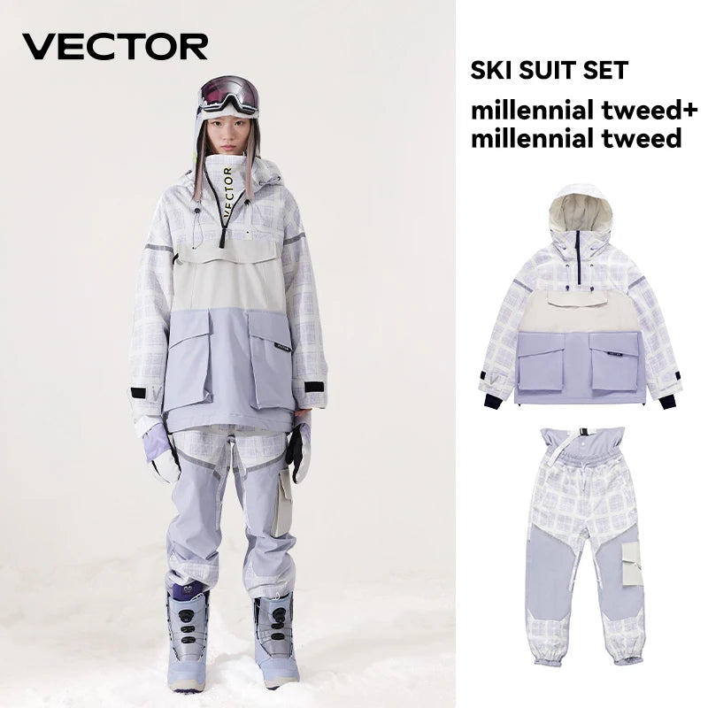 Ski Suit Set Women Man Winter Women Jackets And Pants | OWNLUXE