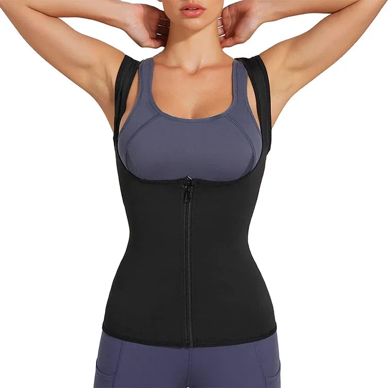 Women’s Sauna Sweat Vest Waist Trainer Shapewear Tank