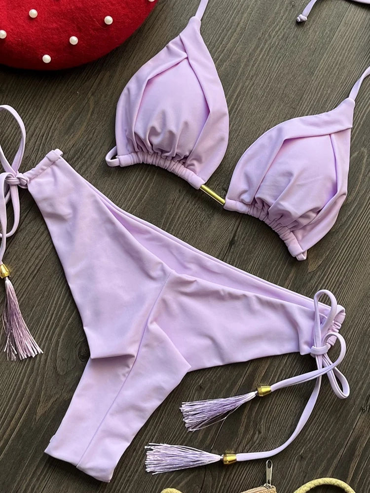 Halter Push-Up Bikini Set | OWNLUXE