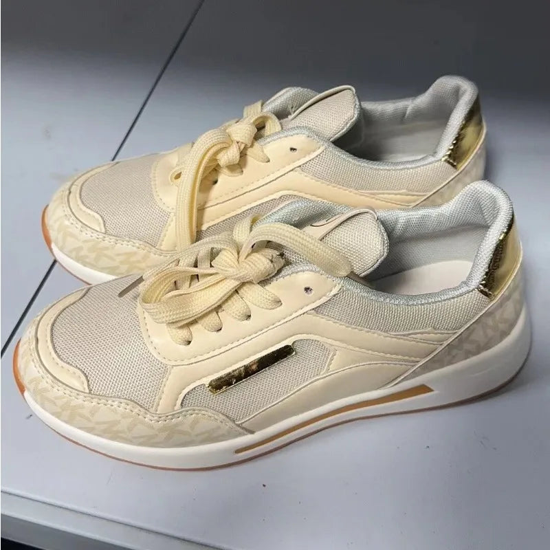 Women's Casual Sneakers Mesh Flat Single Shoes Heels | OWNLUXE