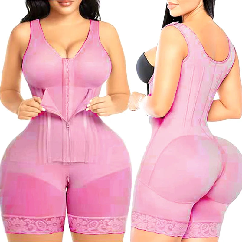 Backless Bodysuit Shaper with Soft Cup Bra & Tummy Control | OWNLUXE