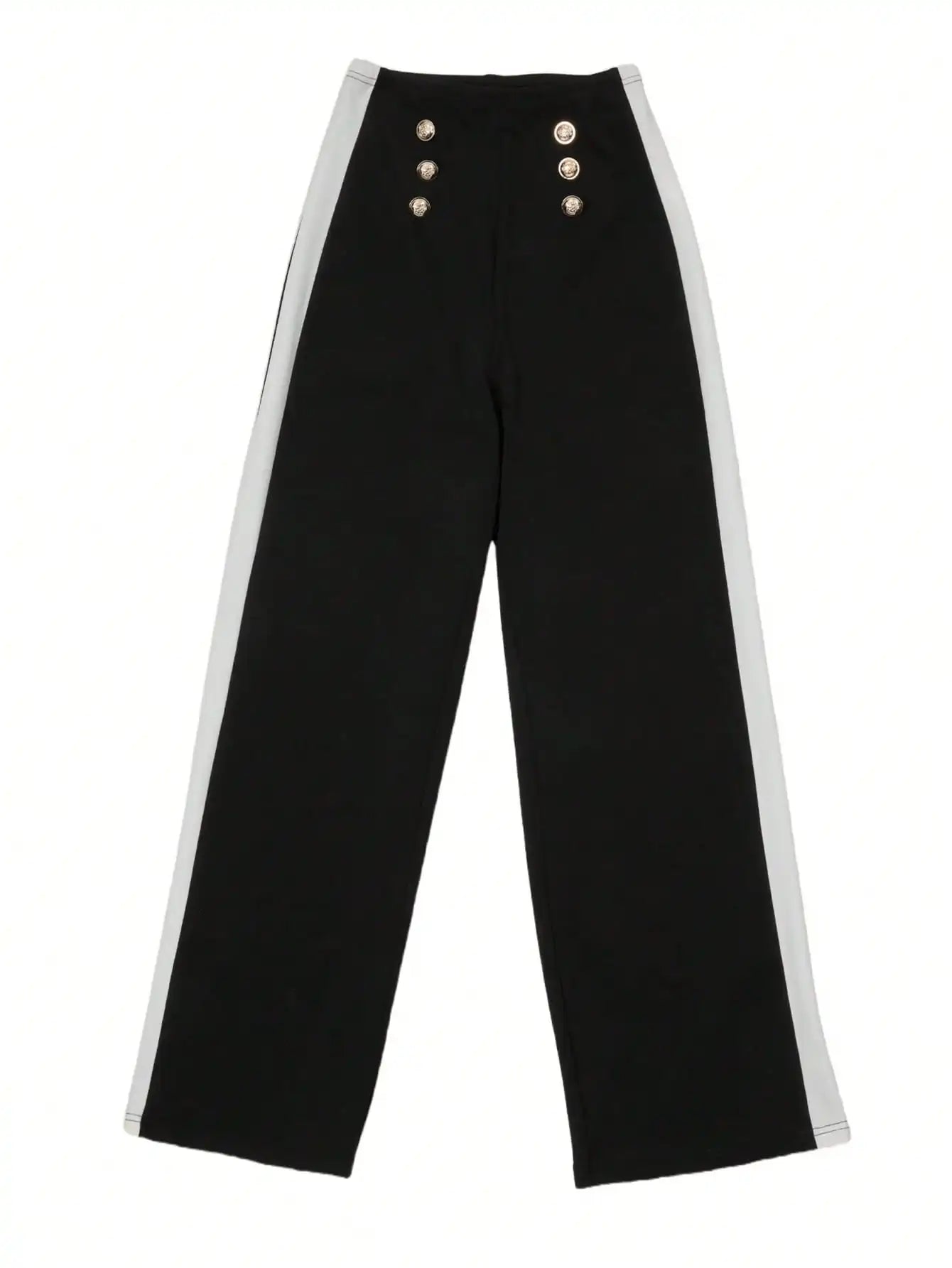 High-Waist Straight-Leg Pants | OWNLUXE