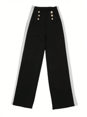 High-Waist Straight-Leg Pants | OWNLUXE