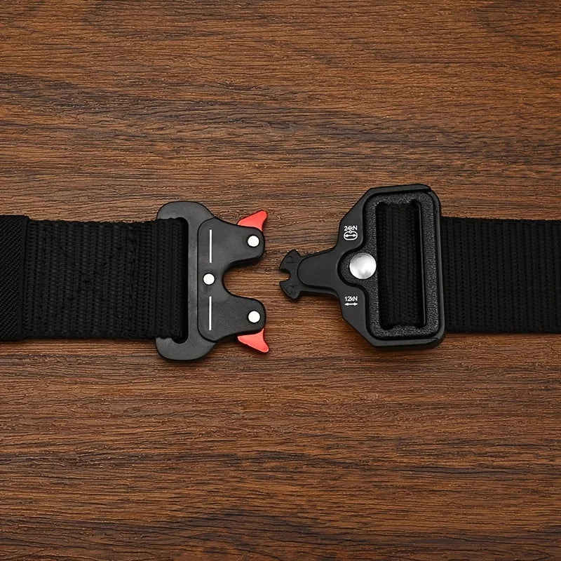 Women’s Tactical Canvas Belt – Adjustable, Quick Release
