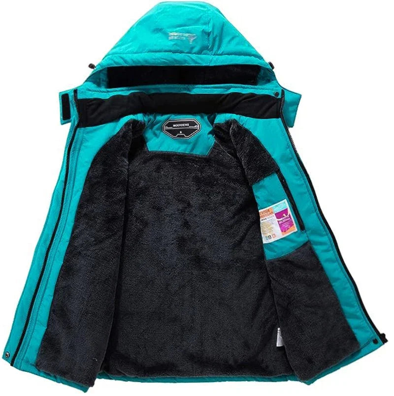 Women’s Waterproof Ski Jacket – Warm Hooded Snow Shell