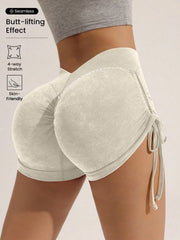 Drawstring Biker Running Sport Shorts | OWNLUXE