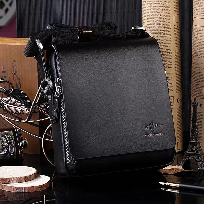 PU Leather Business Satchel for Men – Soft Professional Bag
