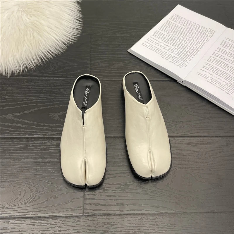Women's Leather Loafers (Beige) – Shop at OWNLUXE