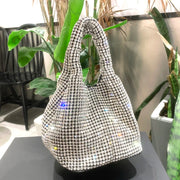 Crystal Bucket Evening Bag (Gold) | OWNLUXE
