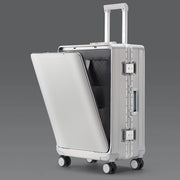 Front-Opening Carry-On Spinner with Laptop Compartment