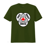 Canadian Poutine T-Shirt – Vintage Washed Maple Leaf Graphic Tee, S–6XL | OWNLUXE