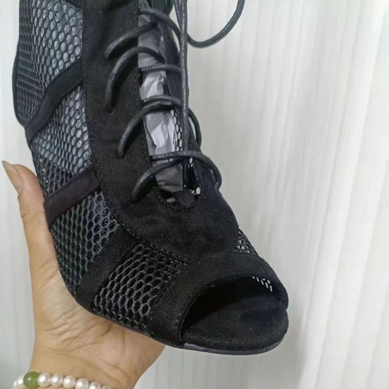 Women's Open-Toe Ankle-Strap Lace-Up Pumps | OWNLUXE