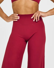 Mid-Waist Yoga Pants – Straight Leg Active