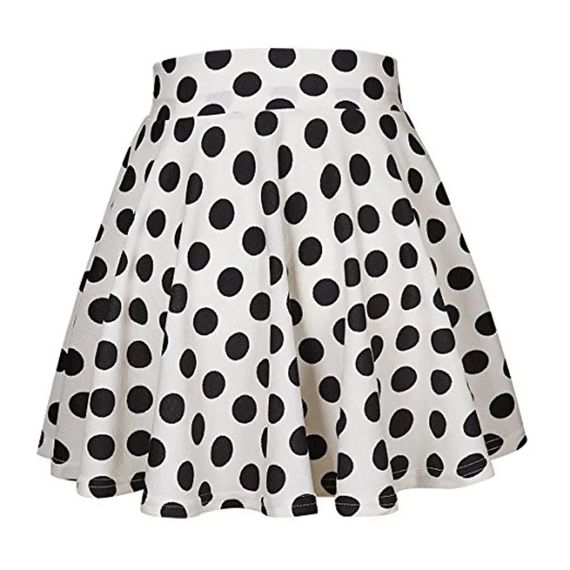 Effortless Bohemian Polka Dot Mini Dress for Middle-Aged Women – A-Line, Above Knee, Regular Fit