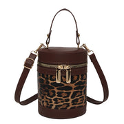 PU Leather Leopard Print Bucket Bag | OWNLUXE