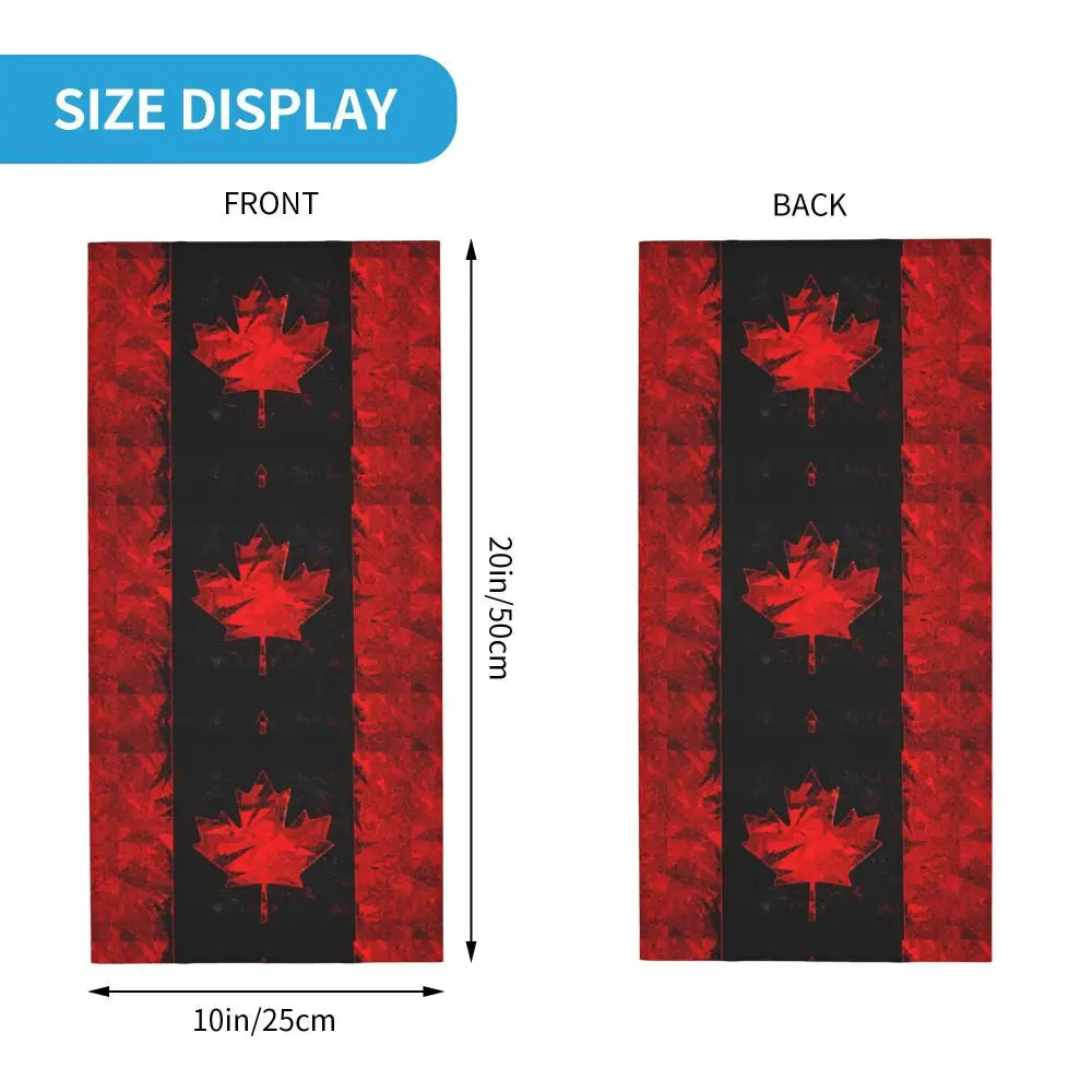 Canadian Flag Maple Leaf Neck Gaiter | OWNLUXE