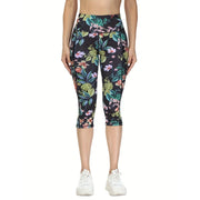 Calf-Length Jogger Leggings - Ponte-De-Roma Yoga Pants for Women