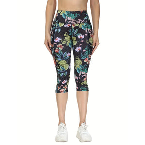 Women's Calf-Length Ponte-De-Roma Jogger Leggings – Stretchy, Breathable & Perfect for Yoga