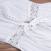 Lace Boho Cutout Swim Cover-Up | OWNLUXE