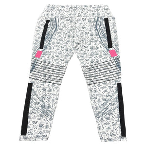 Women's Mid-Waist Printed Leggings – Sporty, Stretchy & All-Season Wear