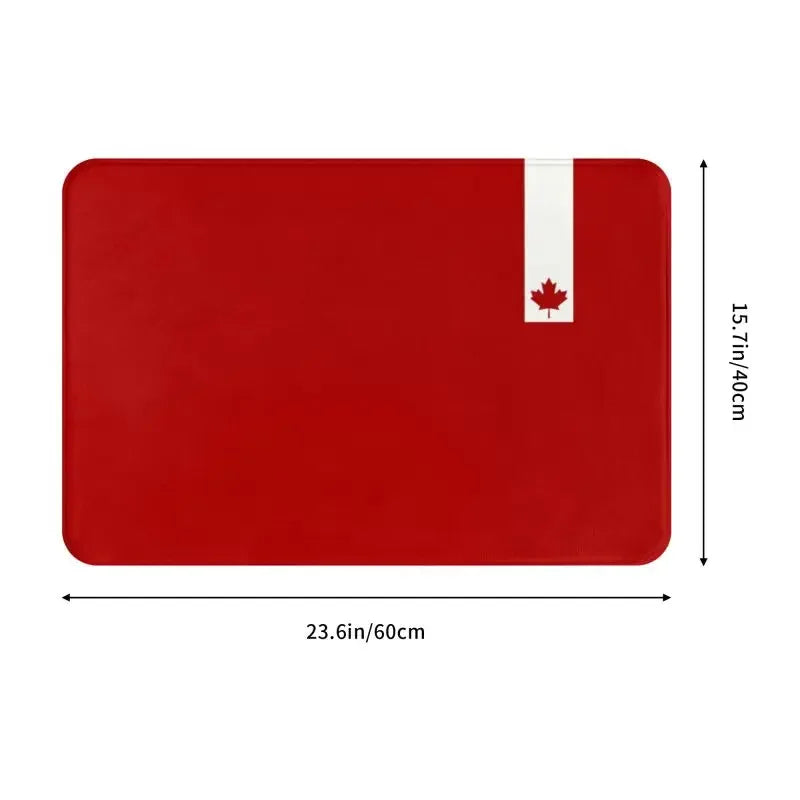Canada Flag Doormat - Anti-Slip Floor Mat for Indoor & Outdoor