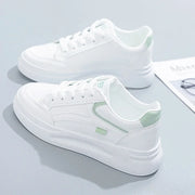 Women's Waterproof PU Slip-On Shoes with Medium Heel