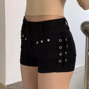 Skinny Lace Vintage Shorts | OWNLUXE