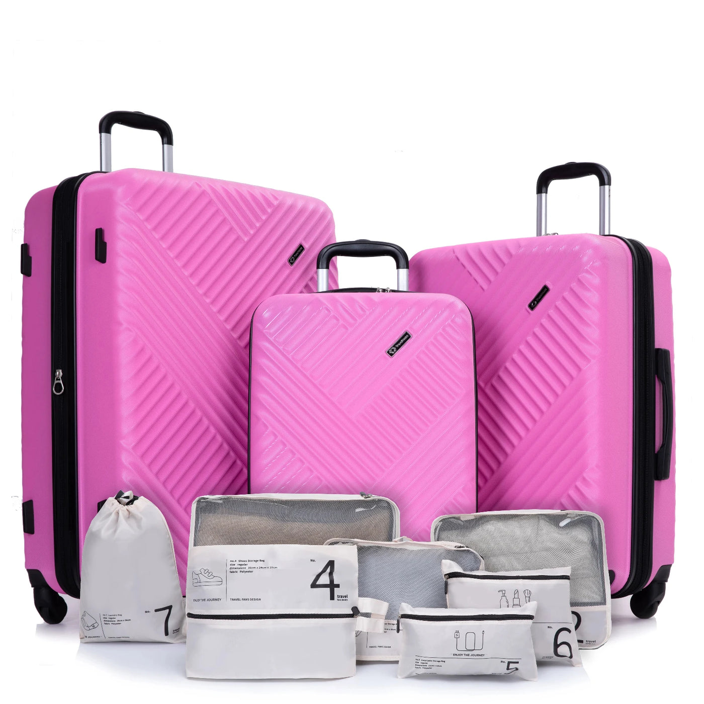 Travelhouse Spinner Luggage Set – Lightweight PC Suitcases