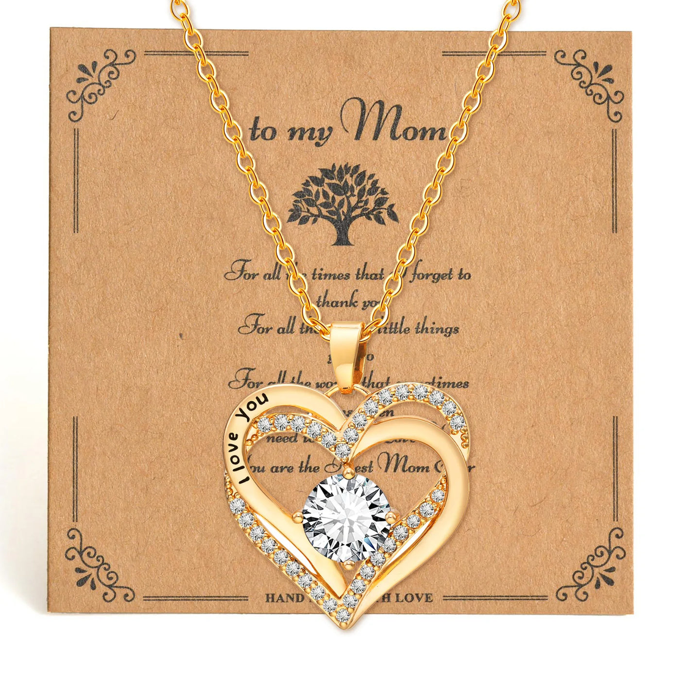 Heart Necklace – "I Love You" Pendant | OWNLUXE