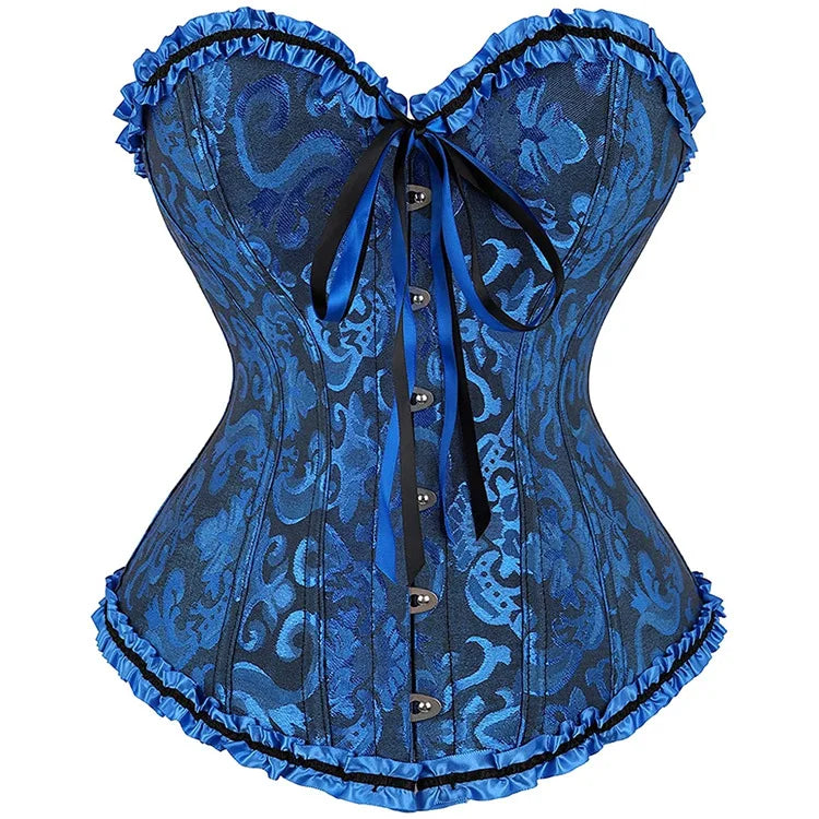 Victorian Lace-Up Corset Bustier | OWNLUXE