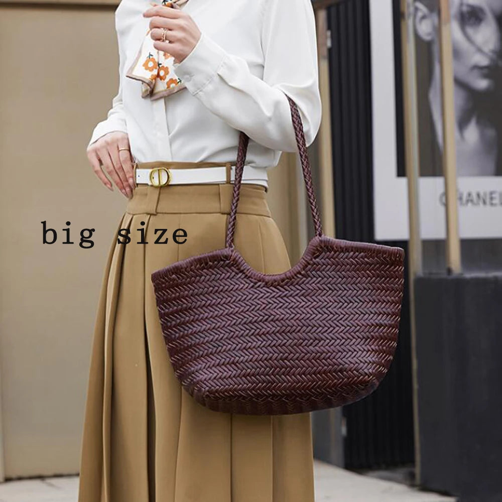 Split Leather Handbag – Shop at OWNLUXE