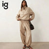 Women's Ig Khaki Pants | OWNLUXE