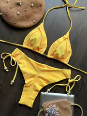 Women's Halter Push Up Bikini | OWNLUXE