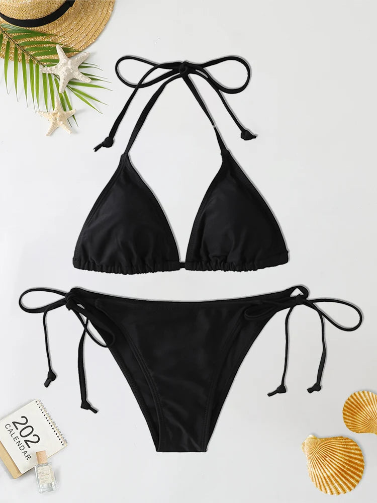 Thong Swimsuit Bikini Set | OWNLUXE