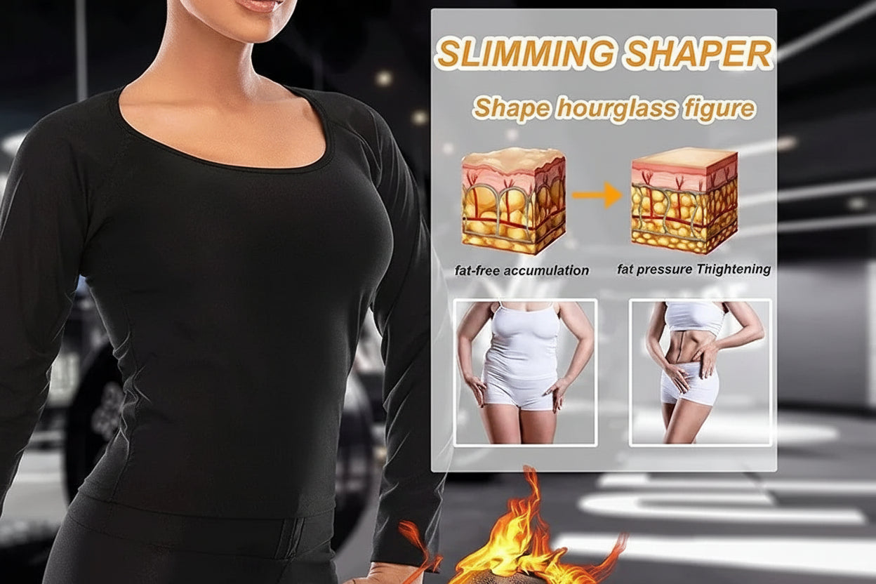 Sauna Sweat Shapewear Top Waist Trainer Shirt