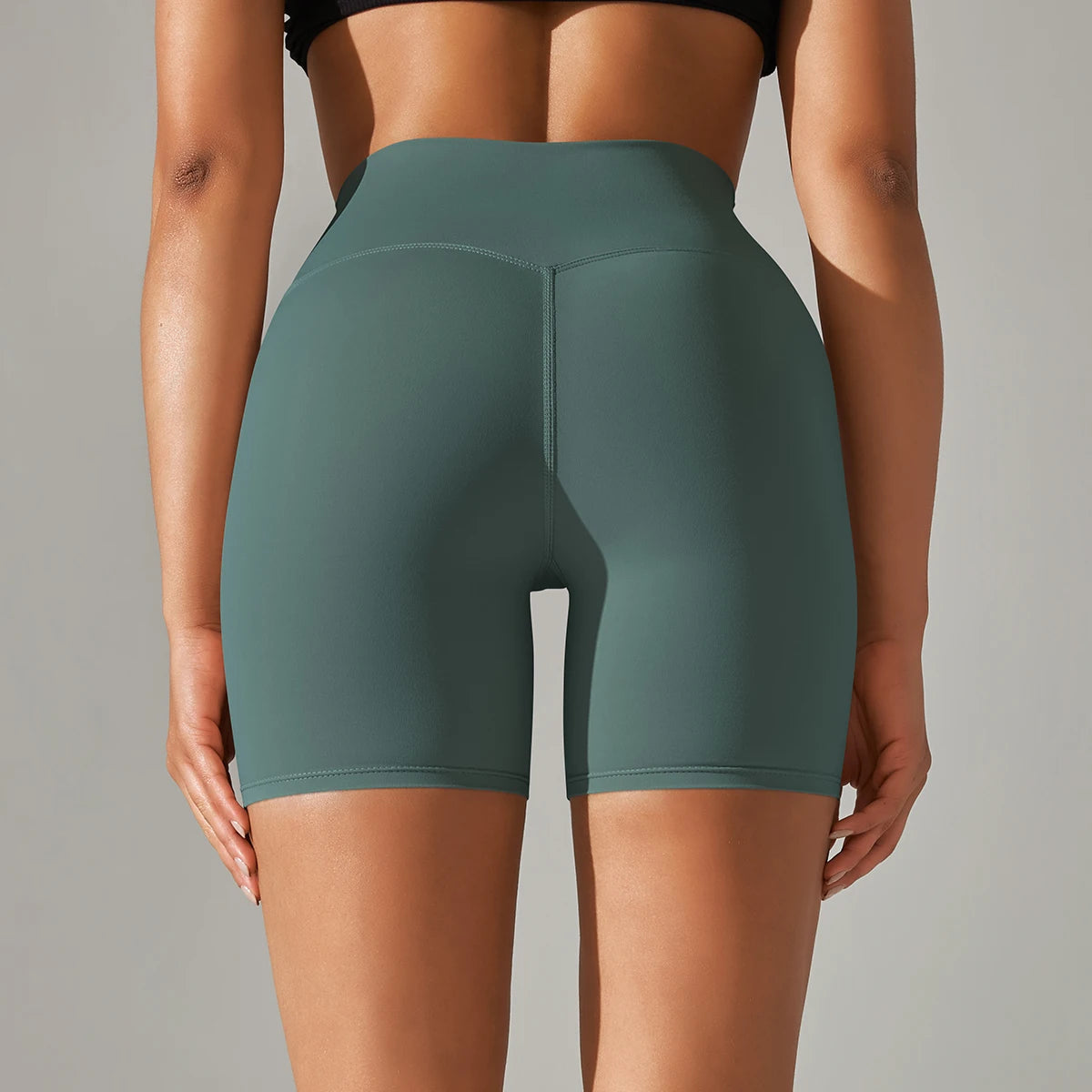 Seamless Yoga Shorts Women Fitness Shorts Running Cycling Shorts Breathable Sports Leggings High Waist Workout Gym Shorts