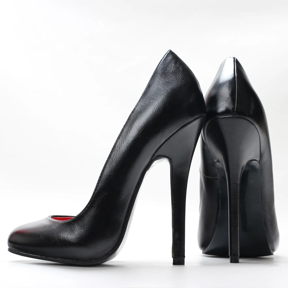 Unisex Round Toe Stiletto Plus-Size Pumps – Shop at OWNLUXE