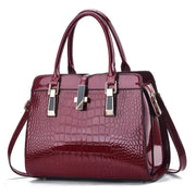Large Capacity Square Tote Bag - Casual PU Leather Shoulder Bag | OWNLUXE
