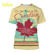 I Love Canada Flag Graphic T Shirt For Men Clothing T-Shirt | OWNLUXE