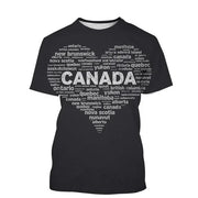 Canada Beaver T Shirt Canadian Flag Maple Leaf 3D Print Streetwear Man Woman O-Neck T-shirts Harajuku Tees Tops Kids Clothing