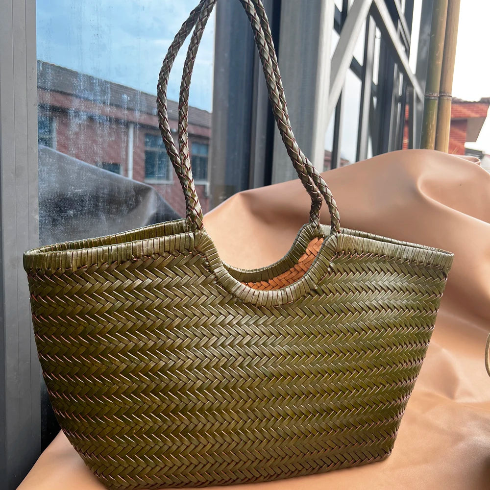 Split Leather Handbag – Shop at OWNLUXE
