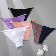 3-Piece Cotton Lace Brief Set | OWNLUXE