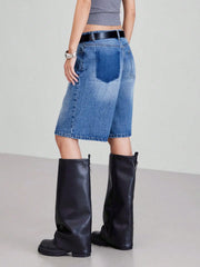 Women's Denim Retro Shorts – Shop at OWNLUXE