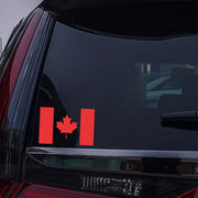Canada Flag Car Sticker – Waterproof PVC Decal