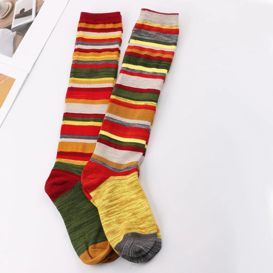 Cotton Striped Socks | OWNLUXE