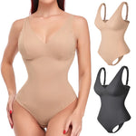 Load image into Gallery viewer, Deep V Shapewear Bodysuit with Built‑In Bra &amp; Thong
