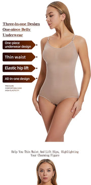 Tank Top Bodysuit Shapewear with Tummy Control & Shorts
