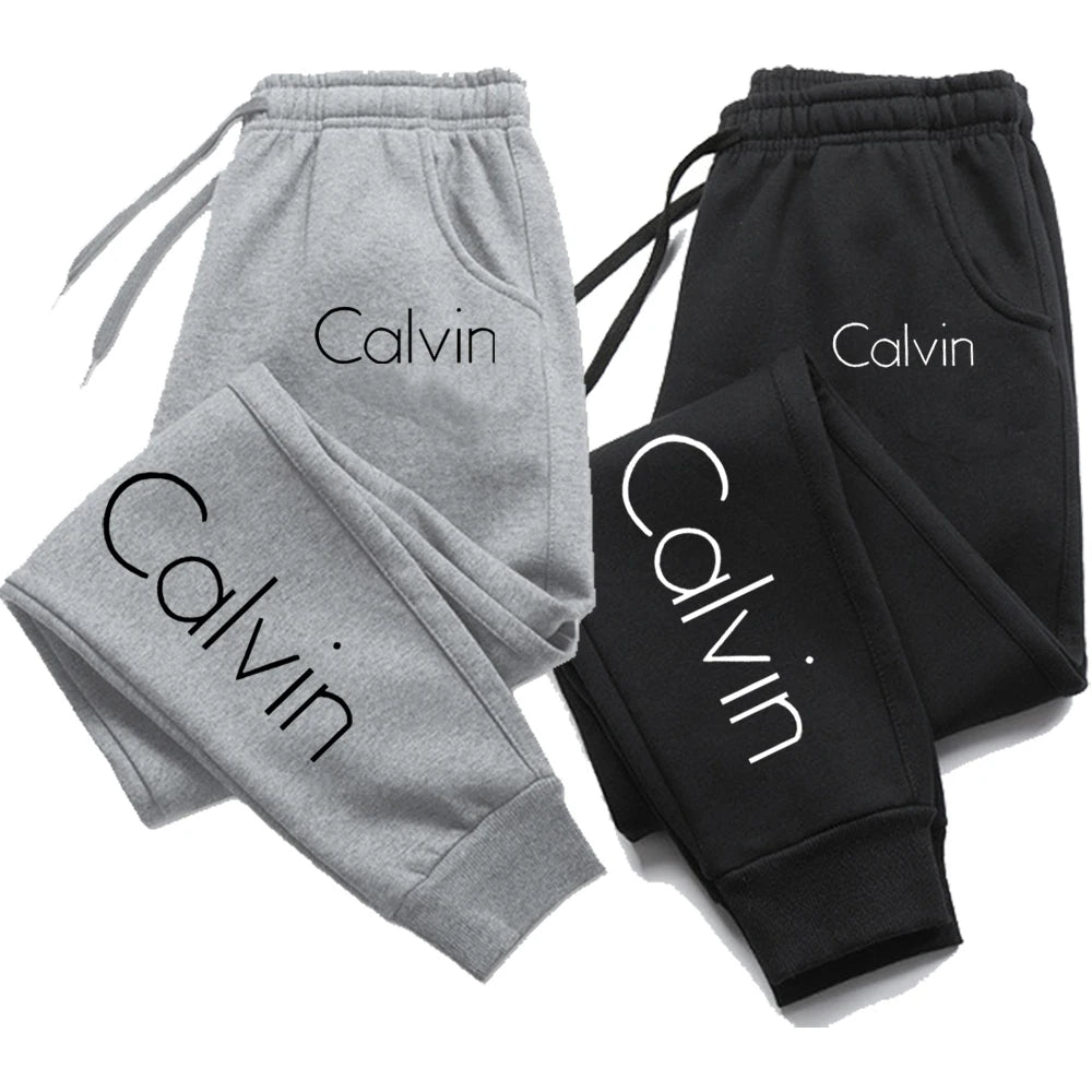 Casual Printed Sports Running Trousers - Unisex Gym Sweatpants