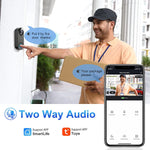 Load image into Gallery viewer, 1080P Wireless Video Doorbell Camera WiFi Smart Door Bell Tuya Smart Home Security Motion Detect Night Vision Intercom Doorbell
